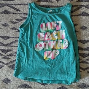 Old Navy+tank+shirt+blue+multi-color+kids